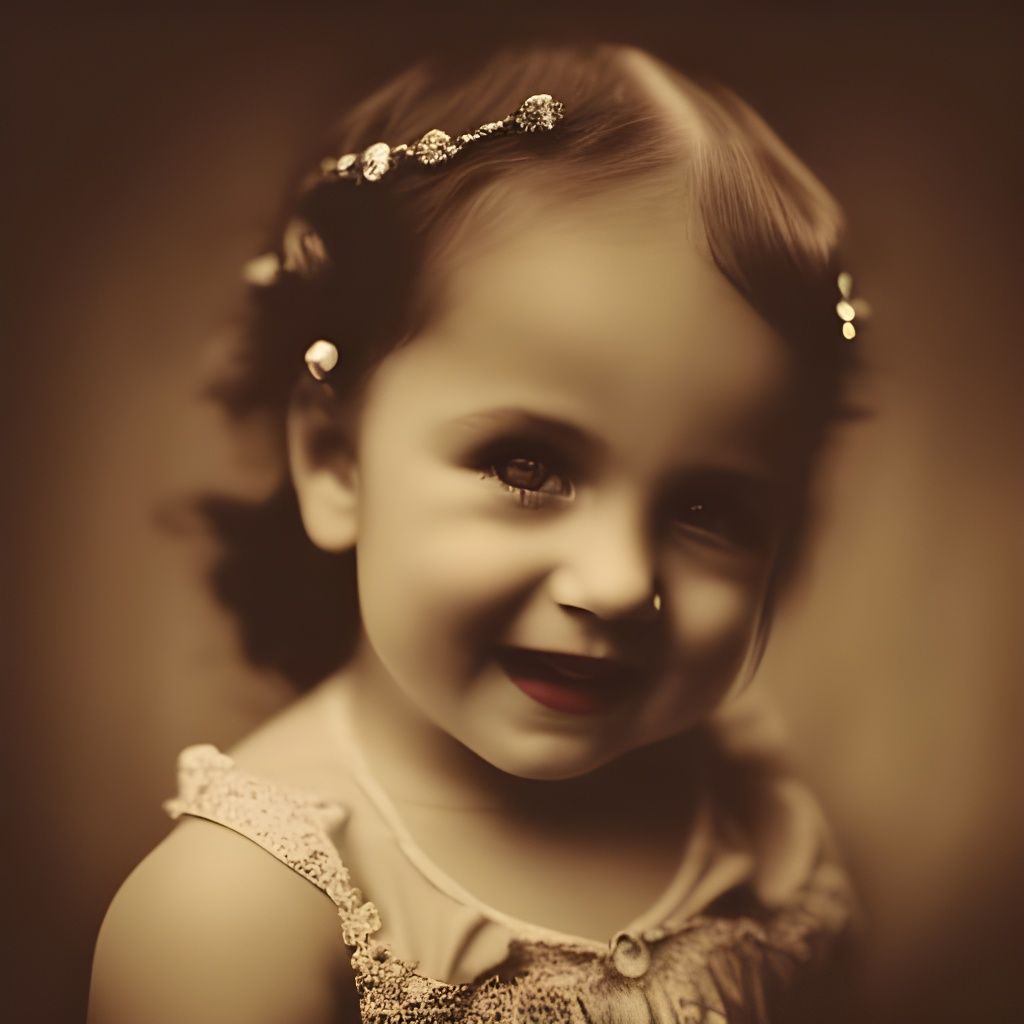 Vintage Vampire Portrait in Sepia Tones