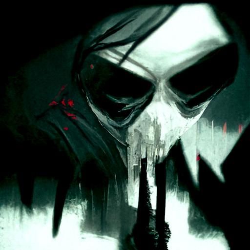 Sinister Edgy Teen Character Portrait