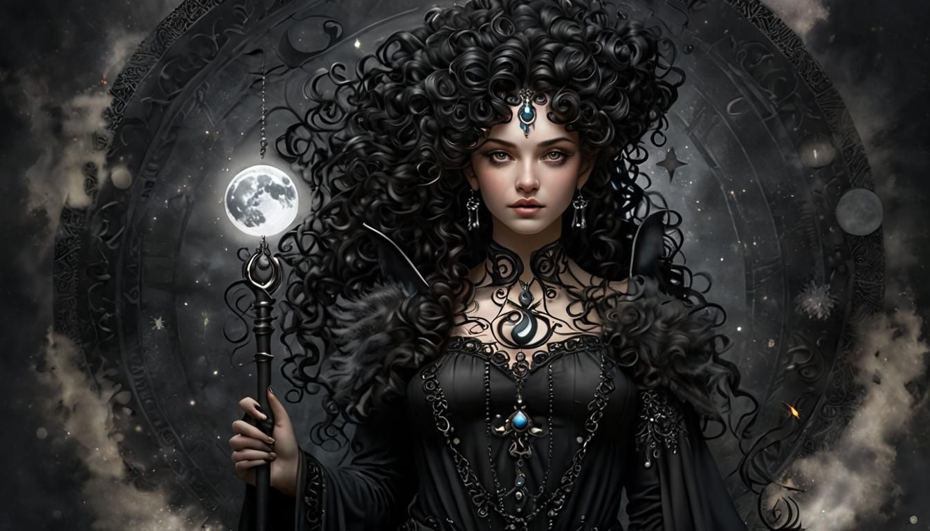 Hecate, Goddess of Magic and Moon in Gothic Art