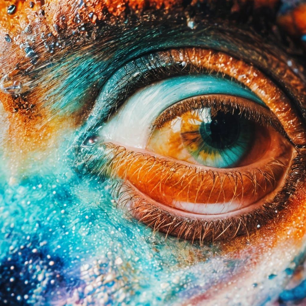 Manfred von Richthofen in Cloudpunk Post-Impressionism Style