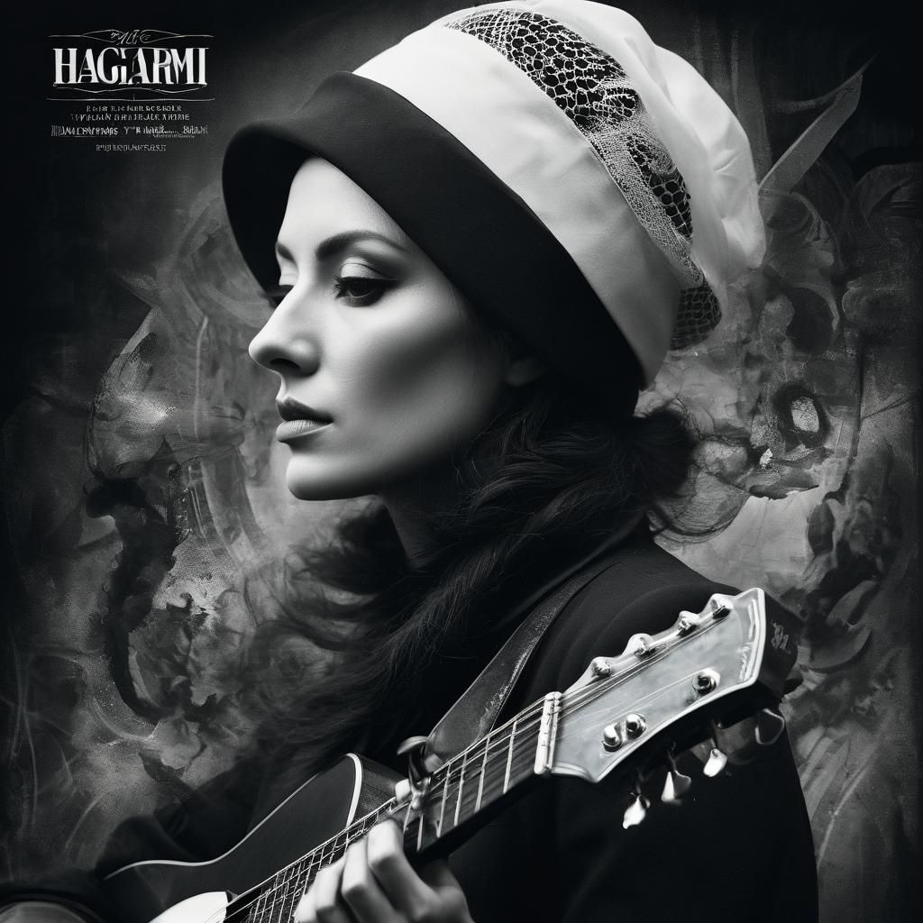 Surreal Album Cover: Musician Creates Ethereal Portrait