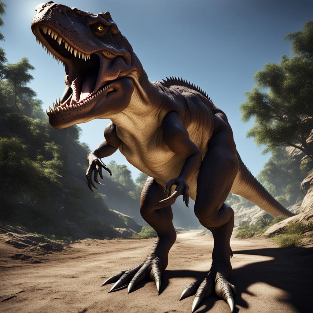 Giganotosaurus with 3D Shading on Artstation