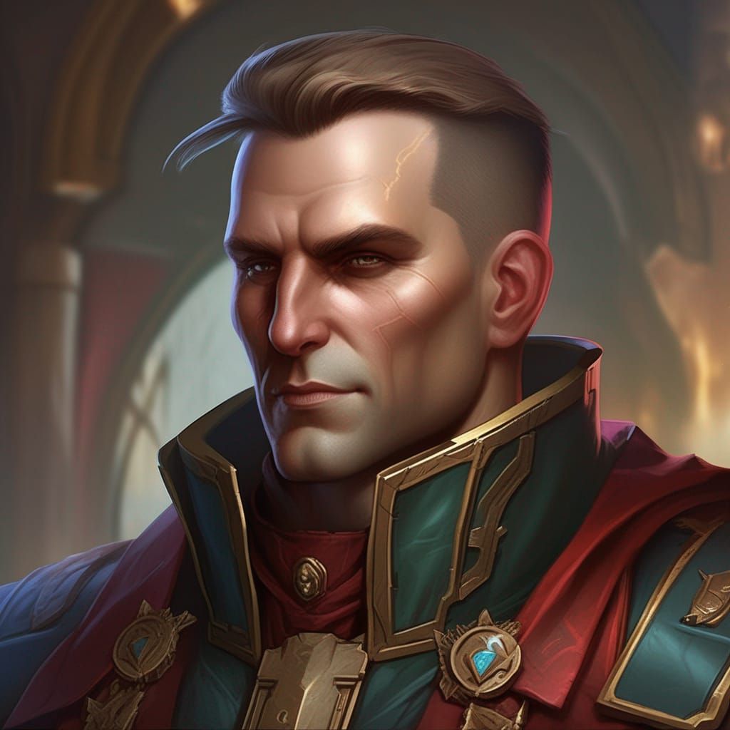 Warhammer 40k Rogue Trader Portrait