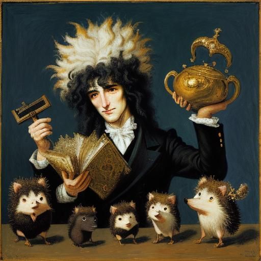 Hedgehogs in Finance: A Surreal Portrait