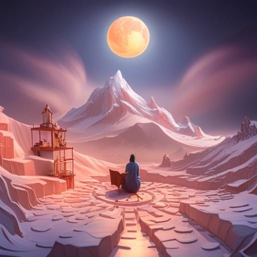 Lizards Circle Open Book in Detailed Matte Painting