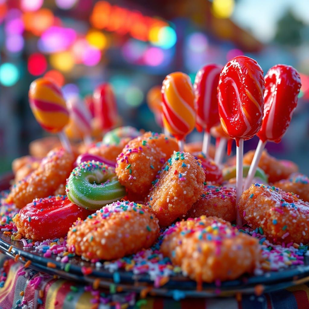 Vibrant Carnival Delights in Cinematic CGI Style