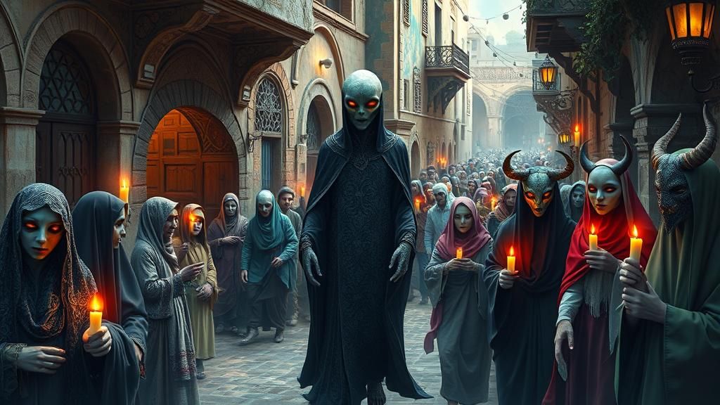 Mystical Alien in Tangier: Remedios Varo Style