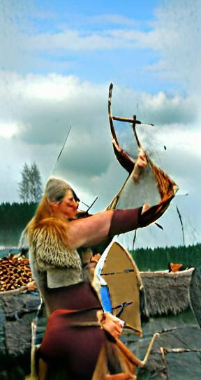 Viking Woman Archer: A Warrior's Precision