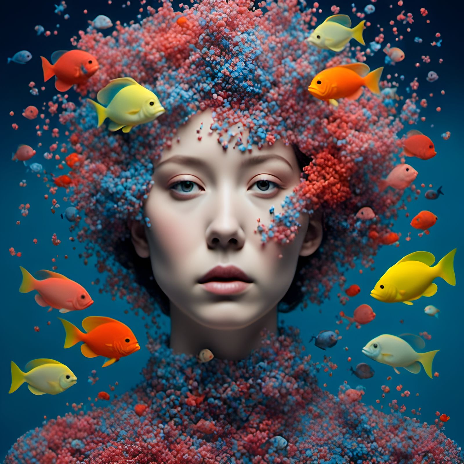 Striking Image Emphasizing Color Depth