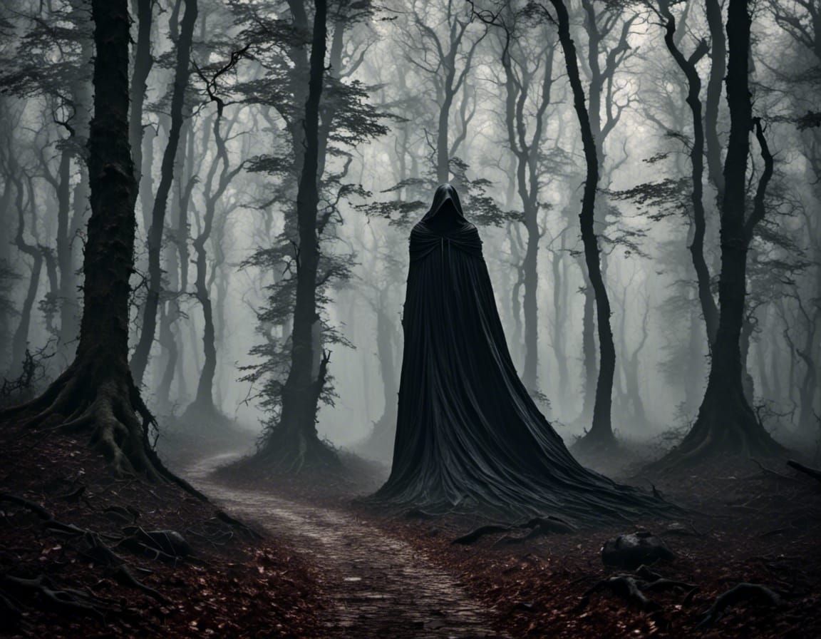 Eerie Encounter in the Forest