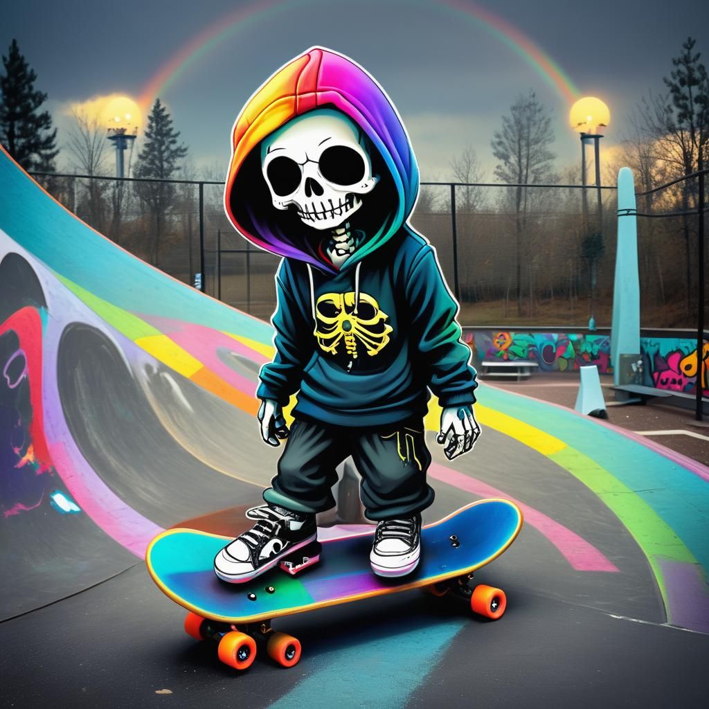 Skeleton skate💀🛹