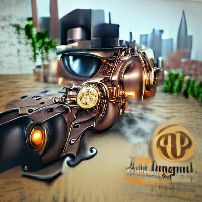 Steampunk Secret Agent in Vintage Style