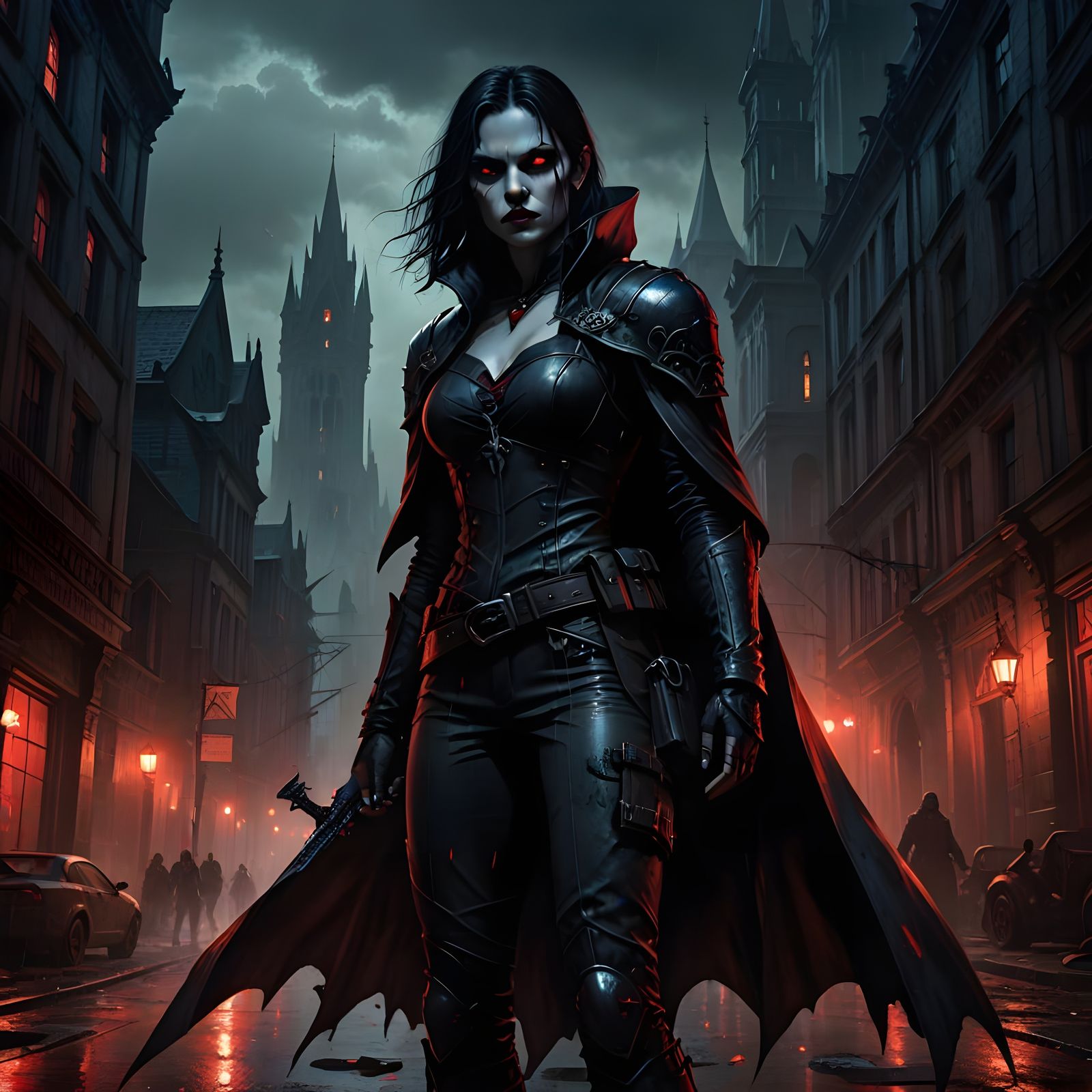 Vampire Goddess Lurks in City Shadows
