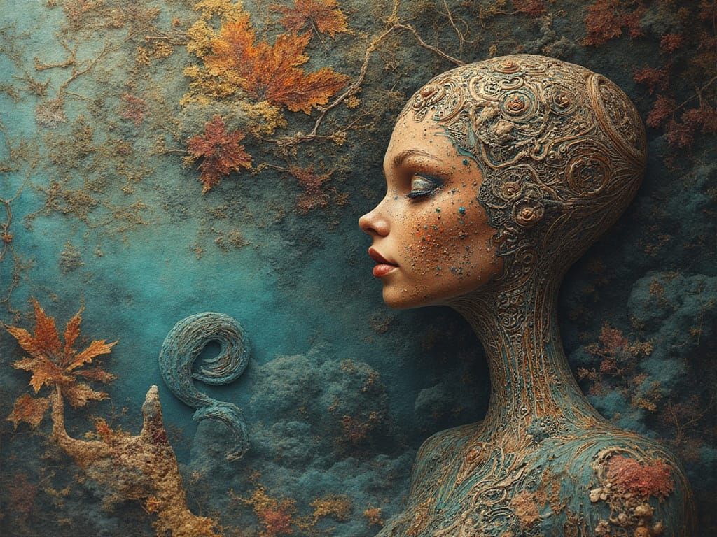 Jacquard Weave Ushabti Golem Inuk Otherworldly Environment