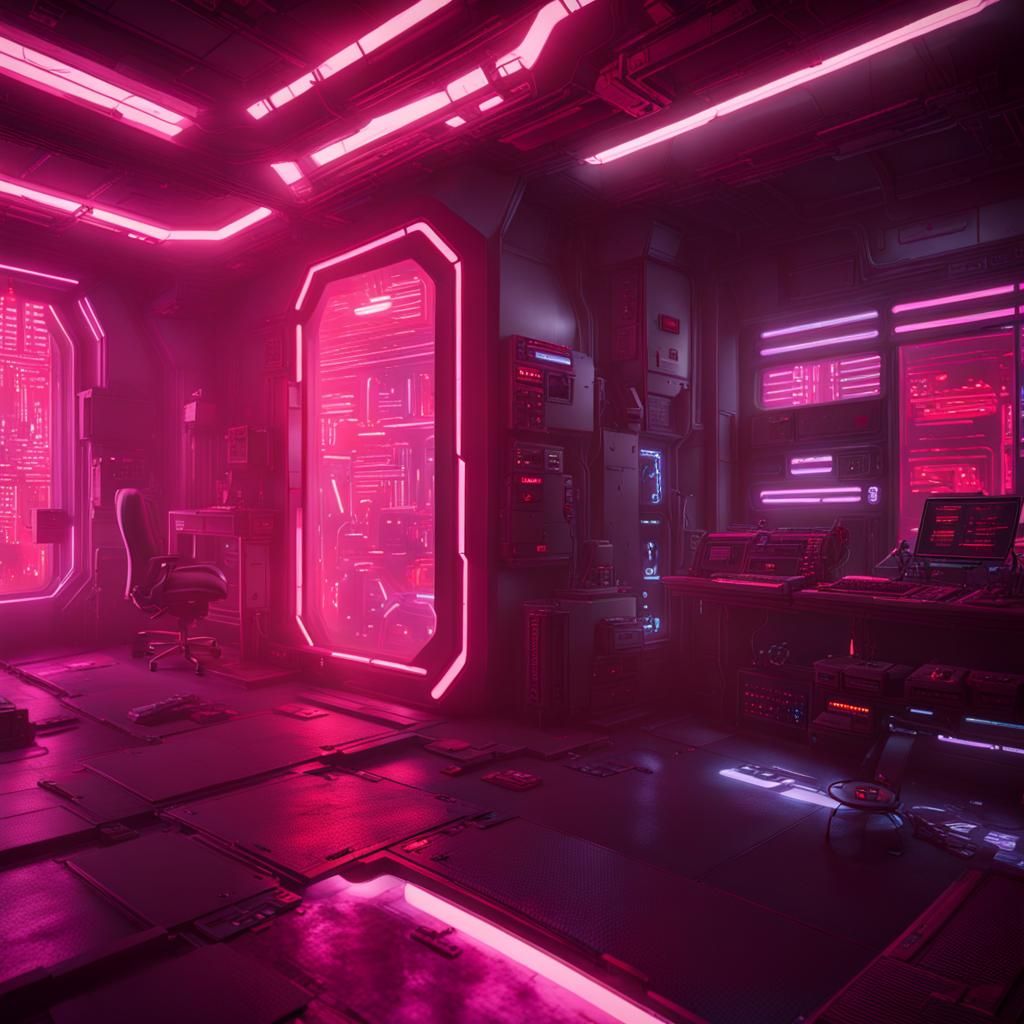 Cyberpunk Cloning Facility in Evil Lair