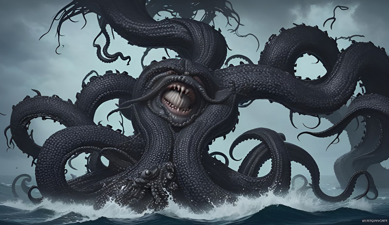 Majestic Kraken Unleashed from the Deep