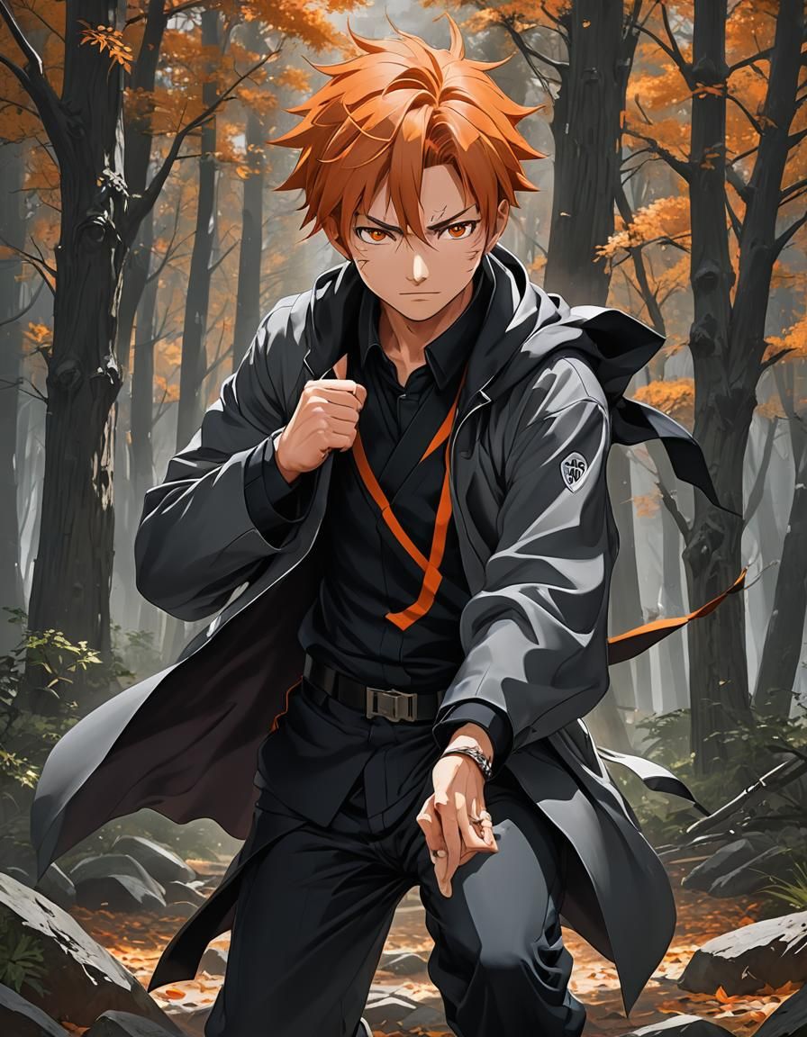 Pain (Nagato) in Stark Anime Style