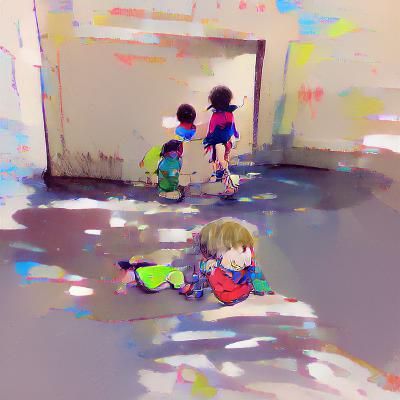 AI Generated Image of Kids