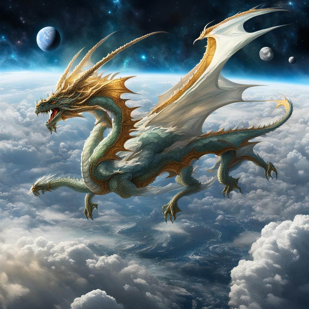Wind Dragon Emerges from Space