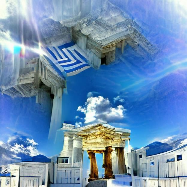 Classical Greek Temple in Perfect Condition