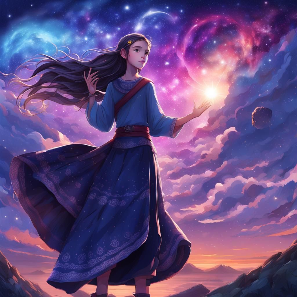 Independent Young Woman with a Rebellious Spirit