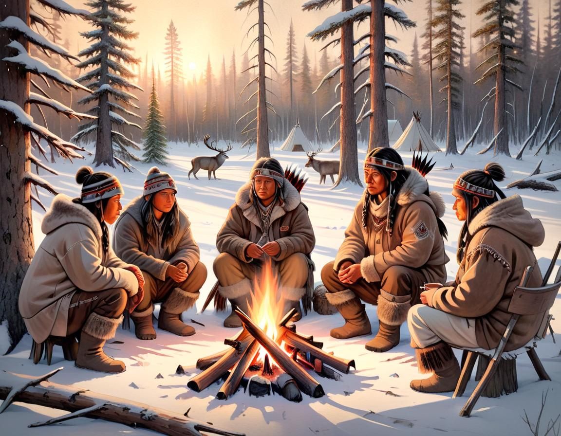 Tribal Gathering in Winter Wonderland