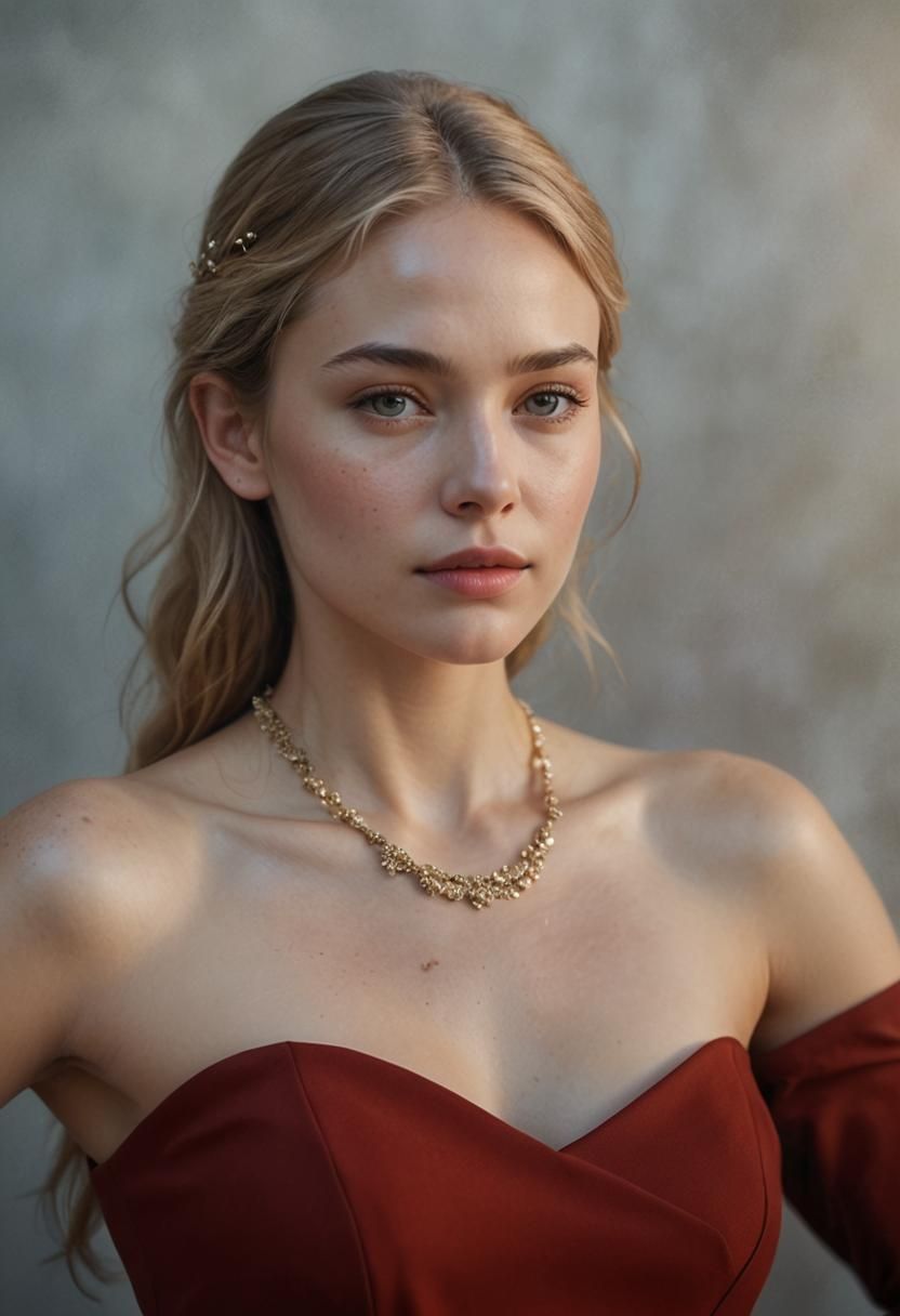 Photorealistic Portrait of Woman in Natural Light