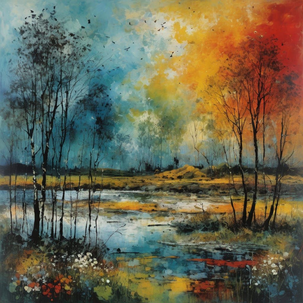 Expressionist Painting: Echoes and Silences in Summer Colors