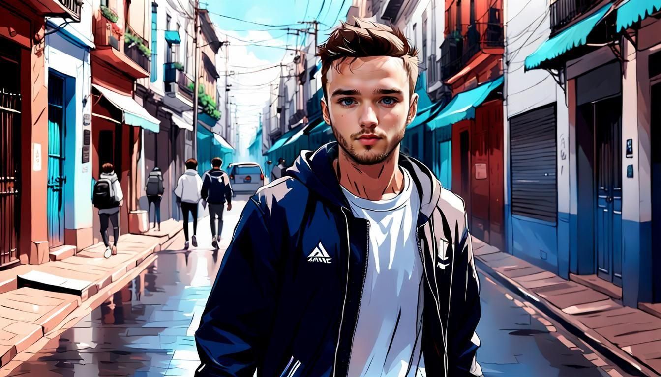 Liam Payne in Argentina: 3D Anime Art