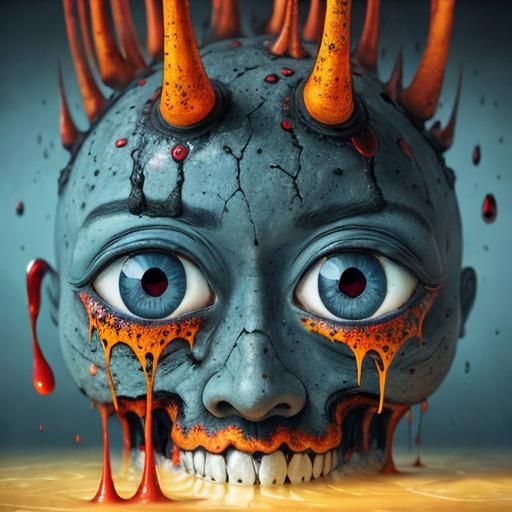 Surreal Macro Photography: Multiple Eyeballs on Black