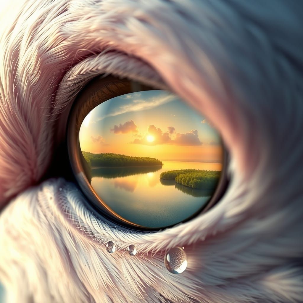 Dove's Eye Portal to Enchanted Serenity