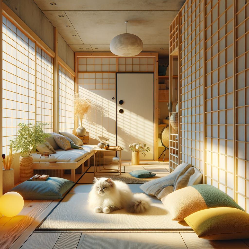 Cozy Tokyo-Modern Apartment with Cat
