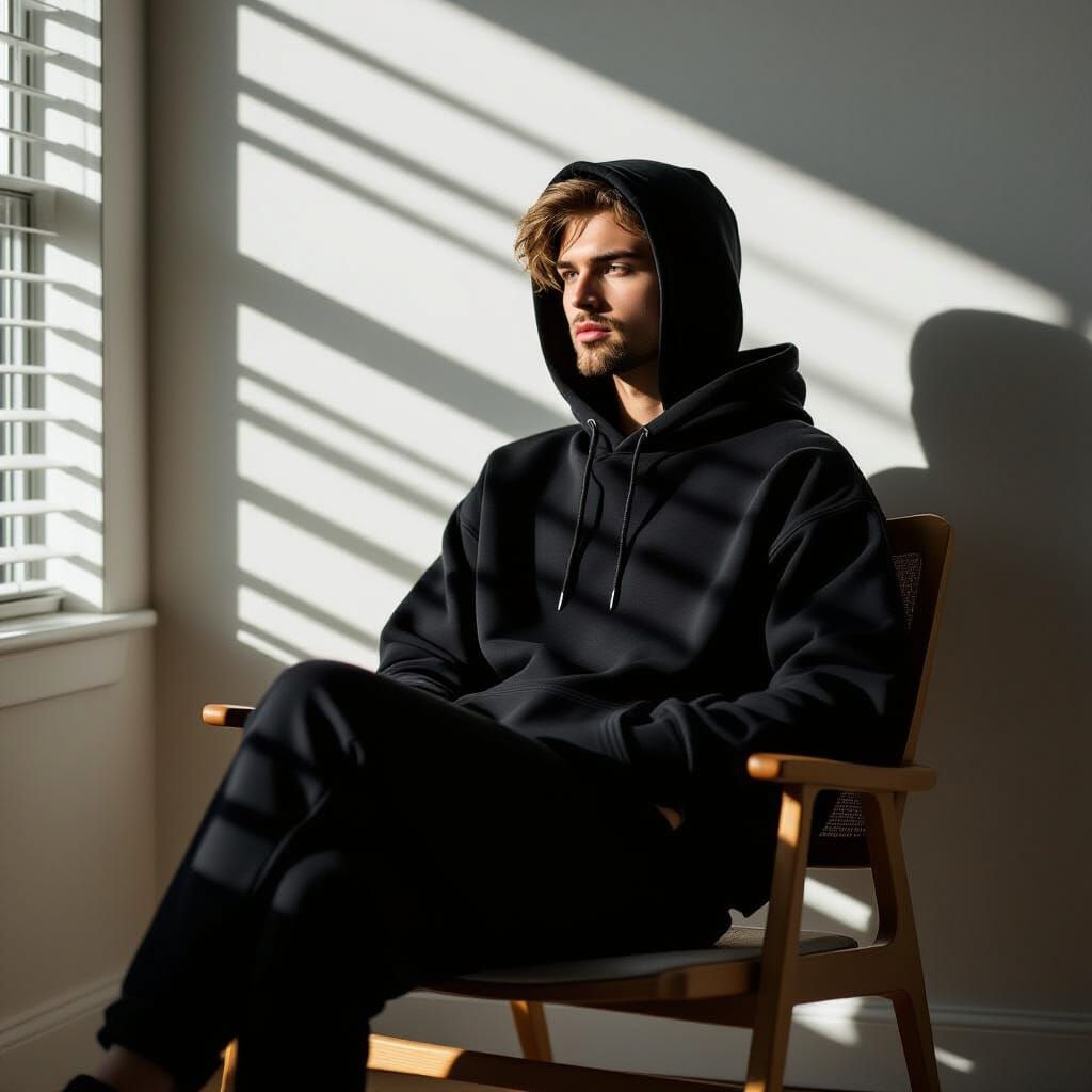 Cinematic Portrait of a Person in Moody Light