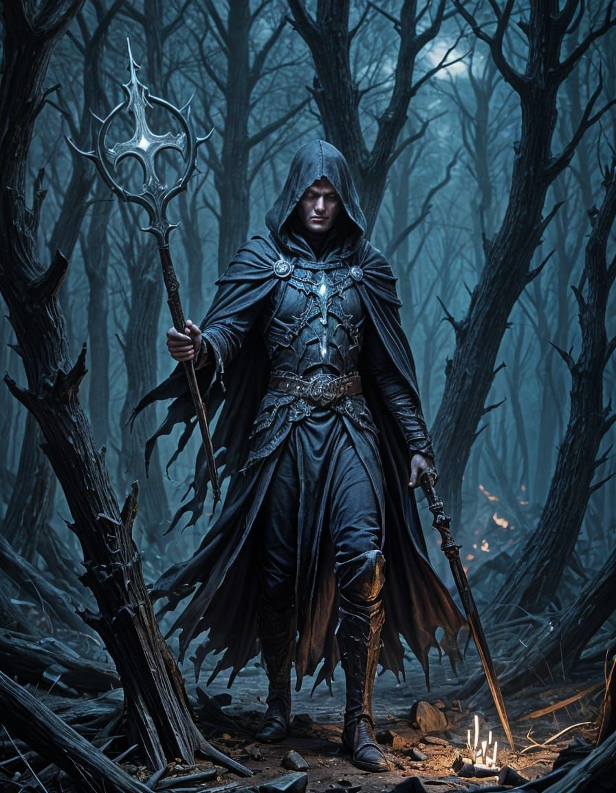 Dark Necromancer Transcends Humanity in Gothic Horror