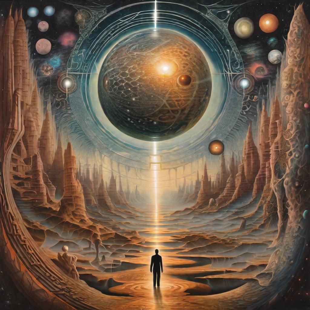 Syzygy Between Interdimensional Worlds: AI Art