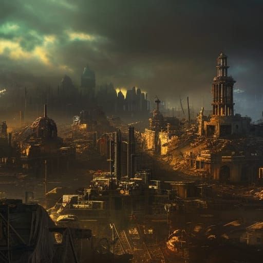 post apocalyptic city