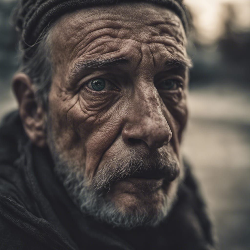 Duck-Man Portrait in Fantasy Style