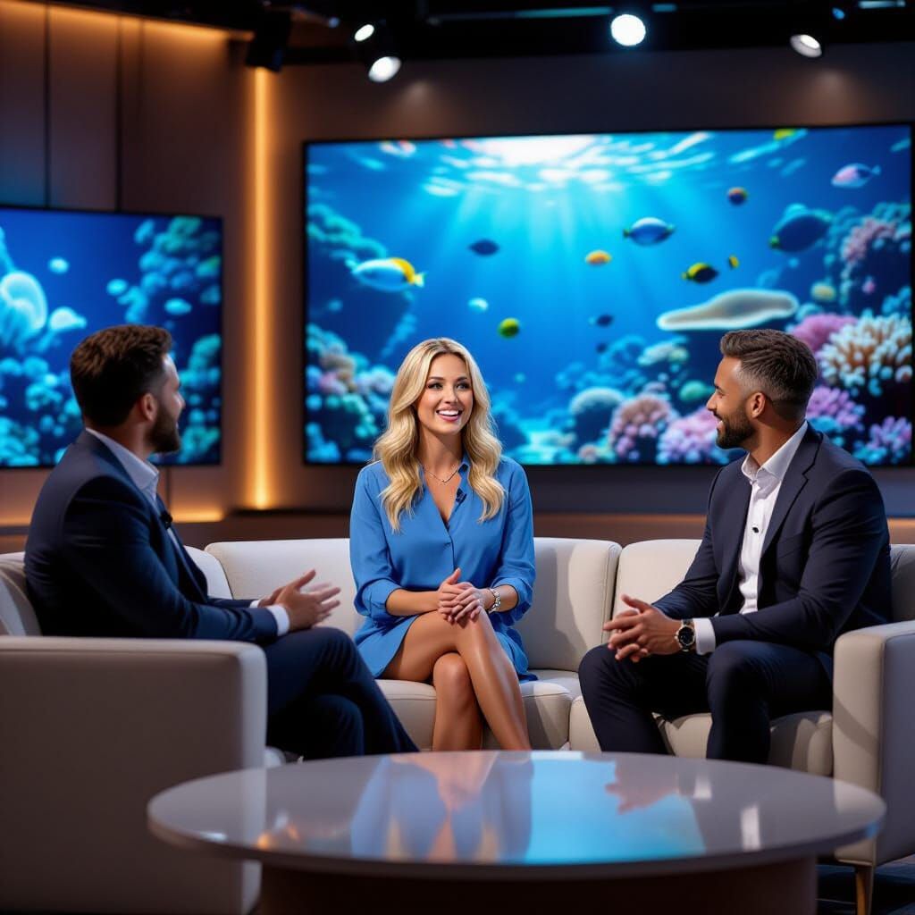 Talk Show Host Discusses Ocean Conservation