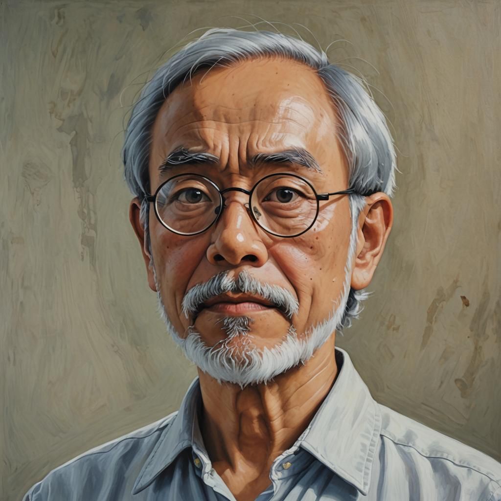 Hayao Miyazaki Portrait