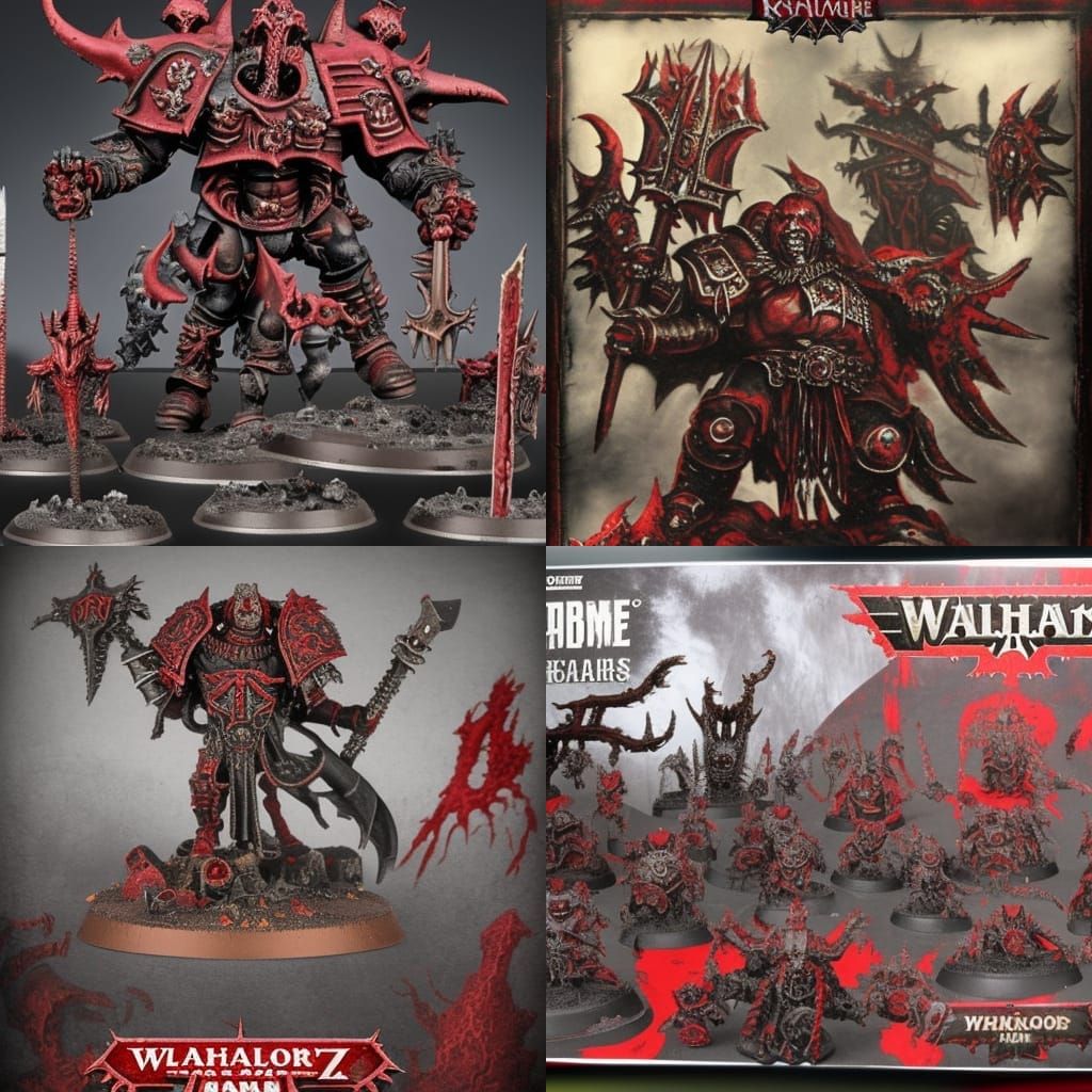 Khorne Goes Shopping: Warhammer 40k Scene