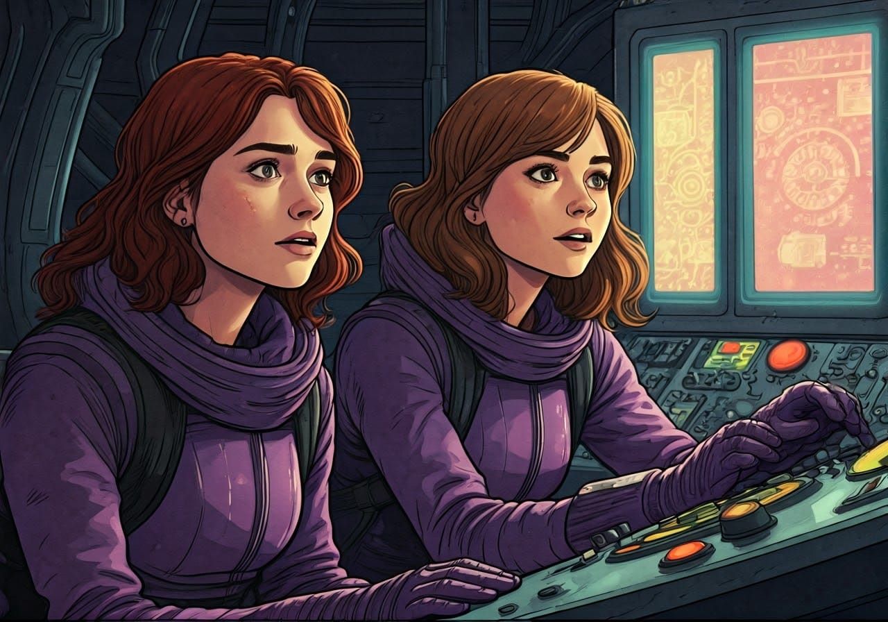 Time-Traveling Heroines at the TARDIS Control Console