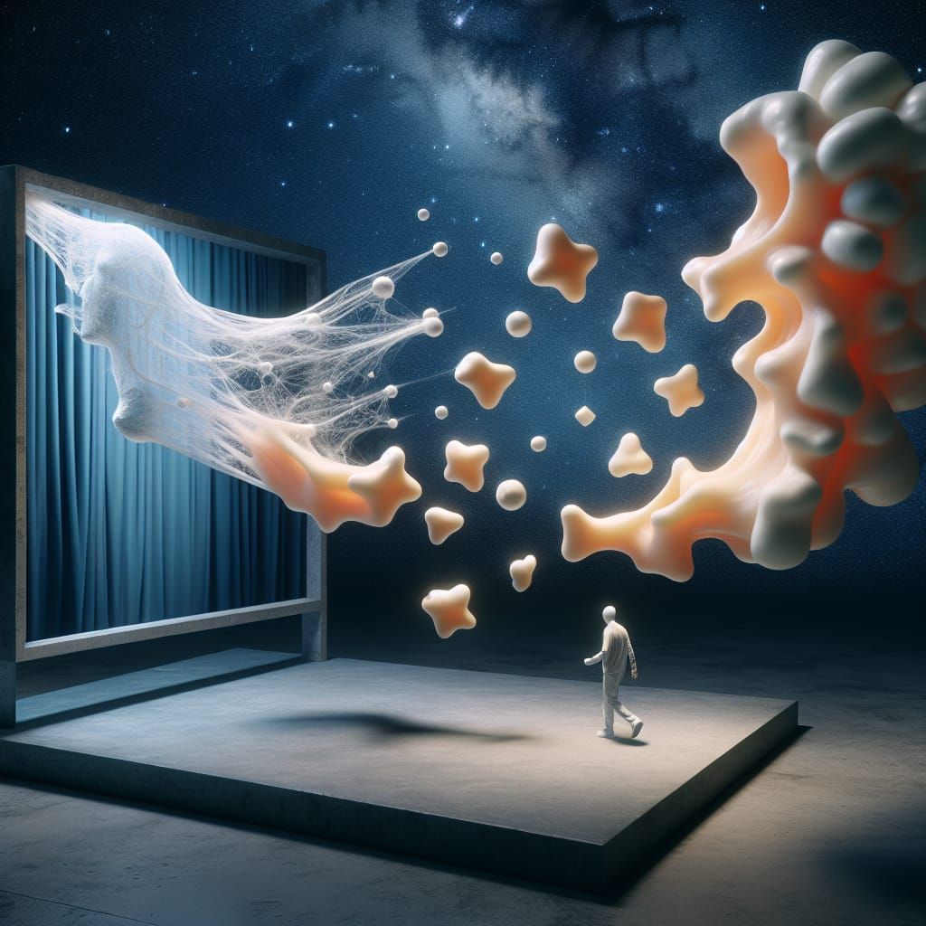 Fading into Fantasy Gum Sculpture