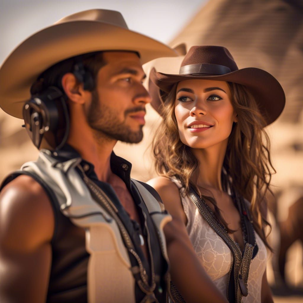 Cowboy and Cowgirl in Egypt: Professional Photography