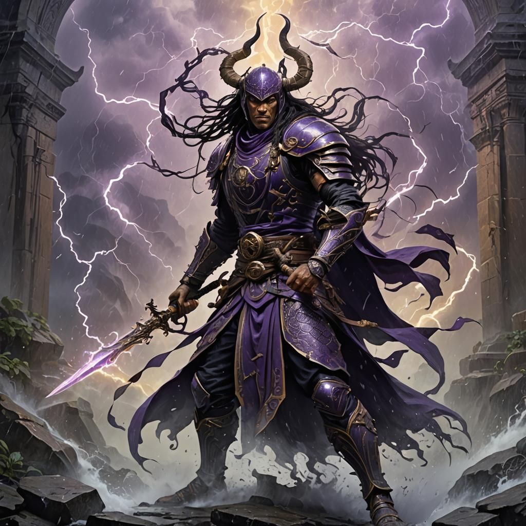 Scorpion King in Dark Fantasy Art Style