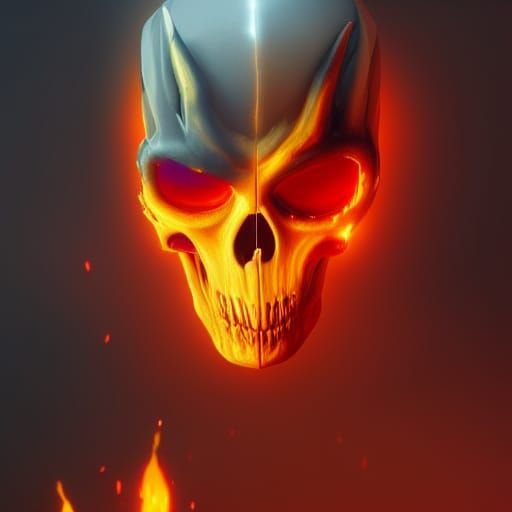 Ghost Rider Detailed Matte Painting in Unreal Engine