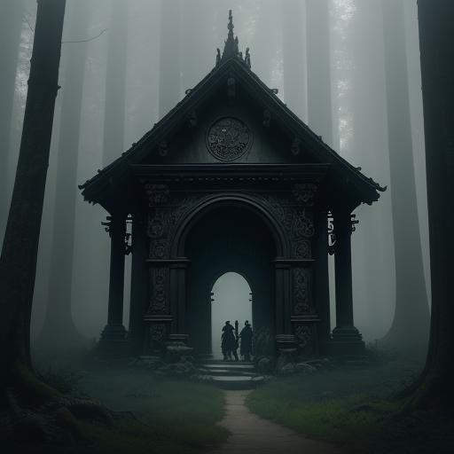 Mythical Realism: Little People and Ancient Door