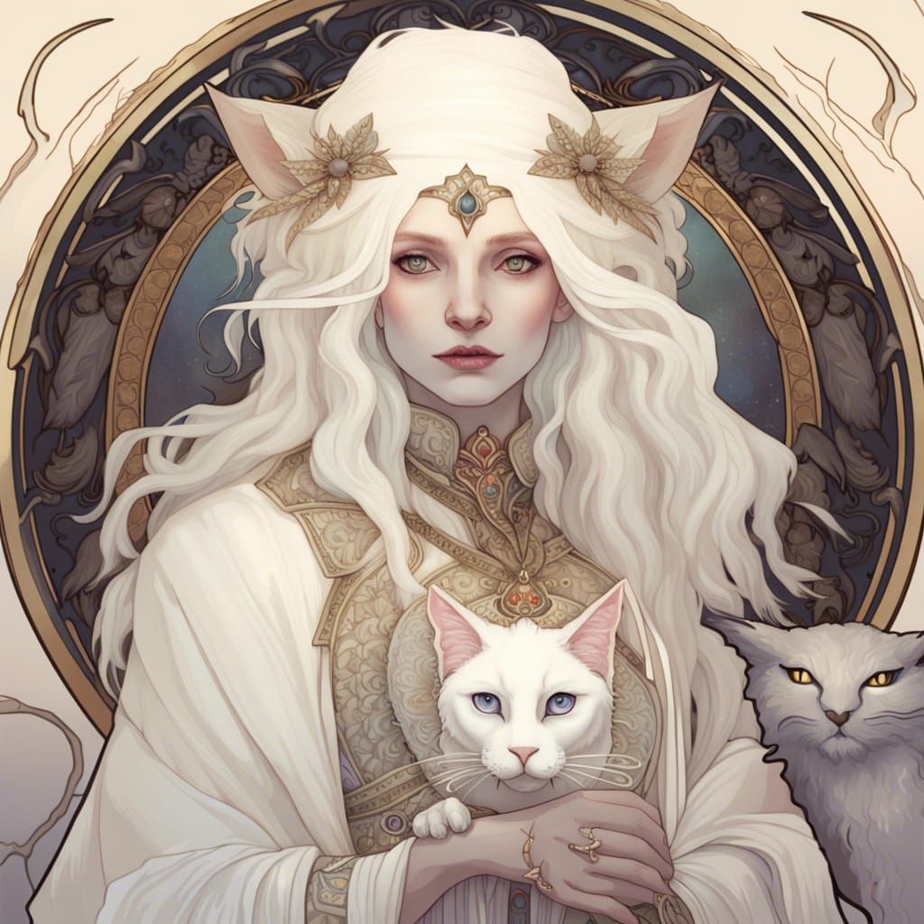 Albino Oracle: A Renaissance Queen's Cinematic Vision