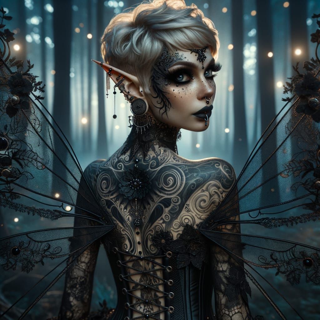 Tinkerbell, finally a goth girl