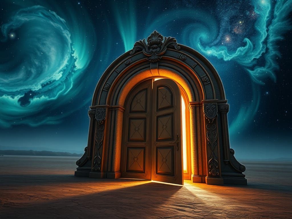 Baroque Doorway to a Surreal Cosmos