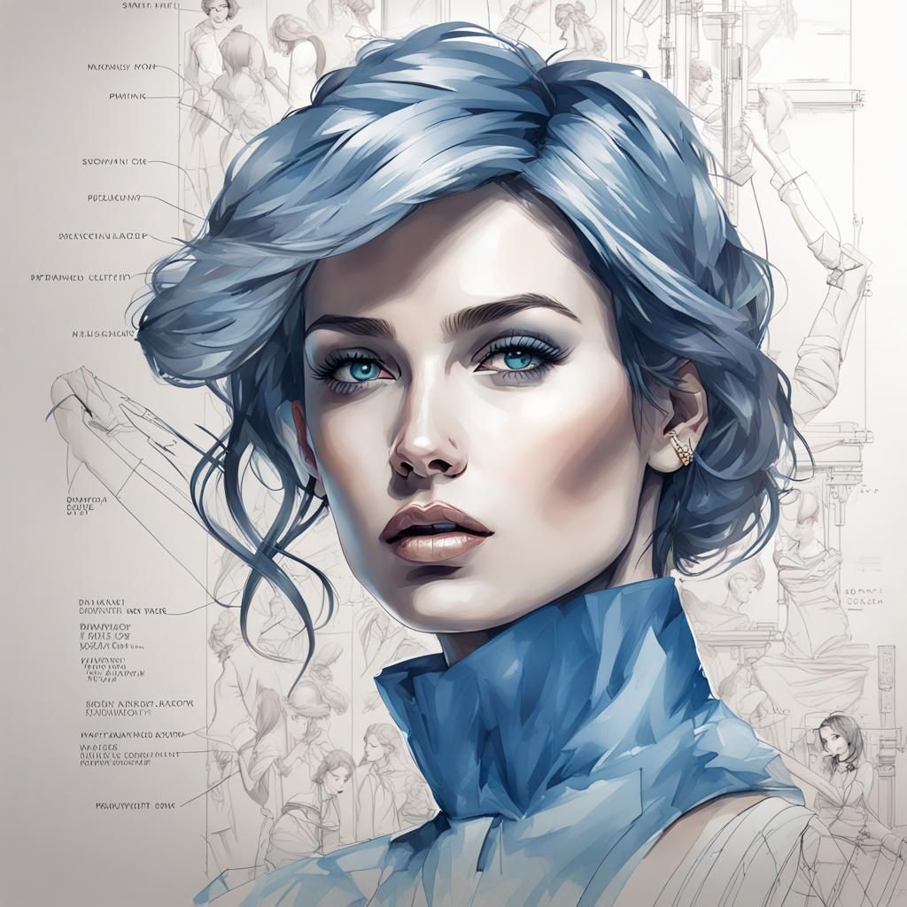 Sewing Pattern Blueprints with Modern Chic Clothing